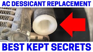 Car AC Desiccant Receiver Drier Replacement  Easy [upl. by Dre50]