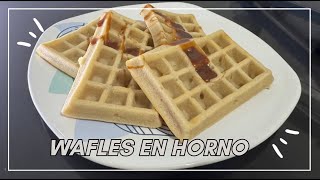 Cómo Hacer Waffles Caseros en Horno Sin Waflera con sabor a Sinaloa [upl. by Neehsar729]