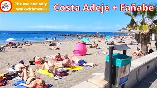 Tenerife  Today in Costa Adeje Fañabe  Full Beaches  27 February 2022 [upl. by Arima]