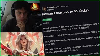 KR Reactions To Fakers 500 Ahri Skin ShowMakers TF Build amp Wholesome Rookie  Reddit Recap [upl. by Tyre22]