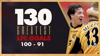 130 GREATEST LIVERPOOL GOALS  10091  Fowler Suarez amp Collymores winner [upl. by Kciv]