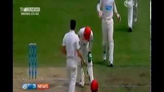 Phil Hughes hit by bouncer Original Video on 25 November 2014 [upl. by Annerb]