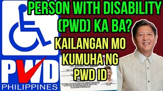 PAANO MAGAPPLYKUMUHA NG PWD ID PERSONS WITH DISABILITY ID [upl. by Torruella795]