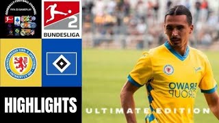 Eintracht Braunschweig  Hamburger SV  31  Zusammenfassung  2Bundesliga  braunschweig hsv [upl. by Eldwen]