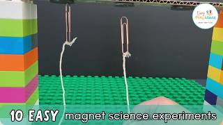 10 Easy Magnet Science Experiments for Kids  Magnet Science Activities for Kids [upl. by Aicilas]