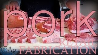 Pork Fabrication  Retail Cuts [upl. by Crowe397]