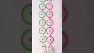 Beautiful old bangles woolen side door wall hanging craft ideas diy craft sachinjigar stree2 [upl. by Siravaj]