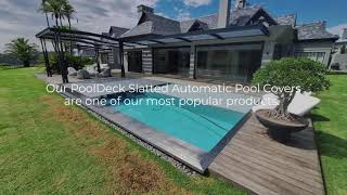 PoolDeck Slatted Automatic Pool Covers [upl. by Zerat107]