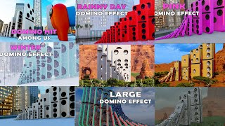 Best of Domino Effect Compilation 2022 The Satisfying Domino Compilation Ever [upl. by Elocon]