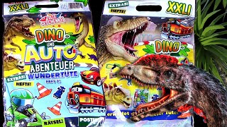 XXL Dino amp Auto Abenteuer Wundertüte Nr 3  auspacken  mit jeder Menge Spielzeug [upl. by Livingston]