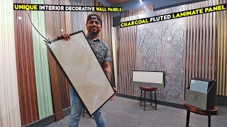 Unique Decorative Wall Panel  Affordable Fluted Laminate  Stone Laminate amp Wall Highlighter Sheets [upl. by Gnivre]