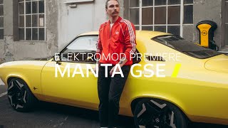 First ElektroMOD Opel Manta GSe Premiere [upl. by Amye]