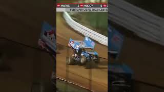 Freddie Rahmer amp Tyler Ross race for the Ice Breaker win at Lincoln Speedway shorts [upl. by Auqinot941]