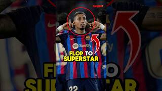 Raphinha went from Flop to Superstar at Barcelona football [upl. by Dlareme]