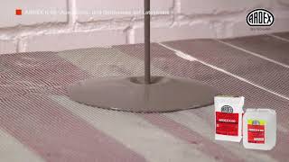 ARDEX K60 autolivellante e lisciante a base di lattice [upl. by Merilyn]