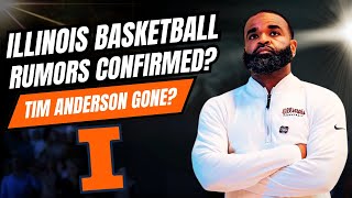 Illinois Insiders Confirm Rumors Assistant Coach Tim Anderson Considering Leaving [upl. by Ellecrad]