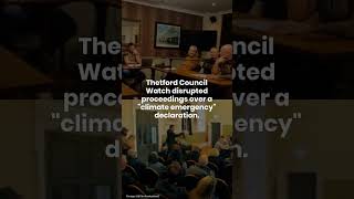 Police Called To Rowdy Meeting Of Thetford Town Council shorts protest norfolk youtubeshorts [upl. by Publia]