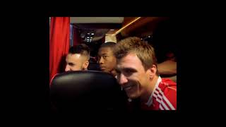 BVB VS FCB BUS TRICK football editneuerRIBERY [upl. by Eleni]