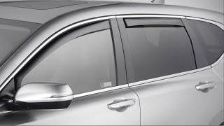 WeatherTech Rear Side Window Deflector Channel Clip Installation [upl. by Lindsay]