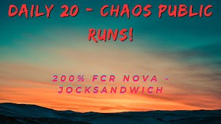 Nova Sorc  200 FCR Season 9 pd2  Daily 20 Community Chaos this week [upl. by Hsital]