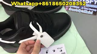 Review OFF WHITE Out Of Office OOO Low Tops Black Grey White SS22 Sneakers from BOOTSFY [upl. by Shevlo425]