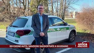 Revisione auto sanzioni raddoppiate a Giussano [upl. by Aicul]