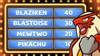 We play Family Feud to choose Pokemon then battle [upl. by Azitram]