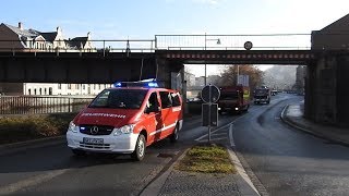 GEFAHRGUTEINSATZ PI GREIZ KBI  Feuerwehr Greiz  Gefahrgutzug LK Greiz  Polizei [upl. by Alad]