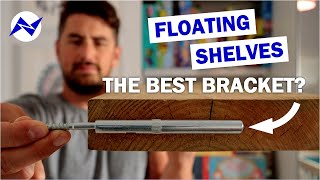 Easy DIY Floating Shelves  The Best Floating Shelf Bracket [upl. by Mattson]