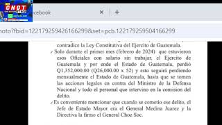 URGENTE DENUNCIA PÚBLICA SOBRE LO QUE SUCEDE EN EL EJERCITO DE GUATEMALA [upl. by Nylarej]