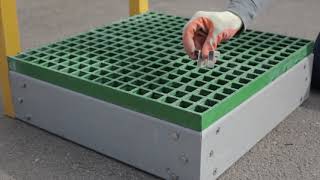 How to Install Quartzgrip® Fibreglass Open Mesh Grating [upl. by Dora]