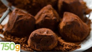 Recette Truffes au chocolat  750g [upl. by Alrep]