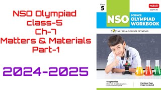 Class5 Science Olympiad prep guide ch7 Matters amp Materials nso  Nsoolympiadmatholympiadimo [upl. by Lihcox]