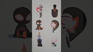 Spider Man Verse 3 Miles Morales and Gwen Line Puzzle shorts spiderman art [upl. by Ynomrah449]