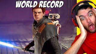 WORLD RECORD quotSTAR WARS JEDI FALLEN ORDERquot SPEEDRUN [upl. by Aniryt932]