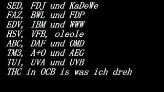 MFG mit freundlichen Grüßen Fanta4 mit lyrics [upl. by Seiden]