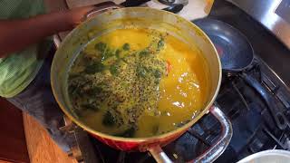 Dhal step by step Recipe with spinach [upl. by Nsaj269]