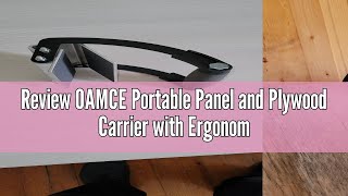 Review OAMCE Portable Panel and Plywood Carrier with Ergonomic HandleAuto Adjusting Drywall Carryin [upl. by Osmo]