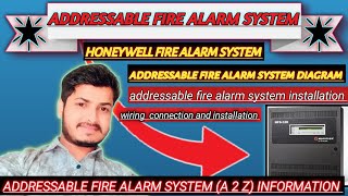 Addressable fire alarm system installation  honeywell addressable fire alarm system  fire work [upl. by Elcin]