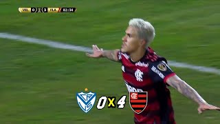 Vélez Sarsfield 0 x 4 Flamengo  Narração Argentina  Mariano Closs [upl. by Asimaj]