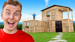 Ik Bouwde Een Huis Van 1000 Pallets [upl. by Nibbs]