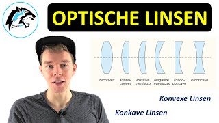 Optische Linsen Konvexe Linse amp Konkave Linse  Physik Tutorial [upl. by Ynamad]