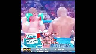 Canelo Alvarez vs Mayweather Boxing highlights 🥊boxing like [upl. by Tnomel11]