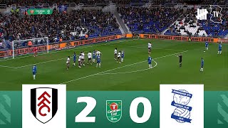 🔴LIVE Fulham vs Birmingham City  EFL Carabao Cup 202425  Match Live Today [upl. by Hsirt]