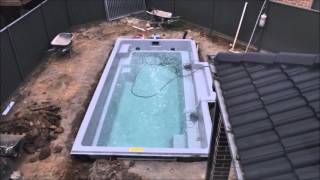 3  Pool Install Time Lapse [upl. by Naimed729]