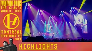 twenty one pilots Live in Montreal at Bell Center  Sept 25th 2024 Clancy World Tour Highlights [upl. by Jake]