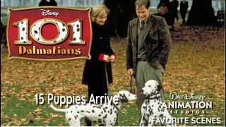 101 Dalmatians 1996  15 Puppies Arrive [upl. by Nataline]