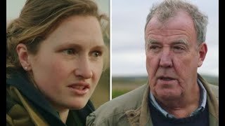 Jeremy Clarkson mocks shepherdess Ellen after she crashes into barn You hit it [upl. by Harim]