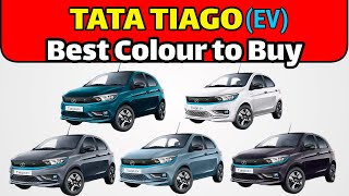 Tata Tiago EV 2022 Colour Options  Tata Tiago EV Best Colour To Buy [upl. by Lewes426]