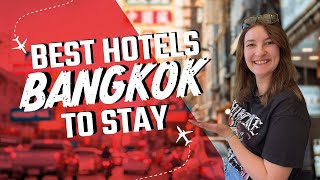 Top 5 MustTry Hotels in Bangkok for FirstTime Visitors 2024 [upl. by Haduj524]